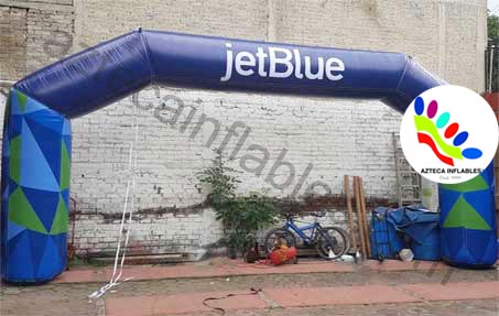 arco inflable para Jet Blue