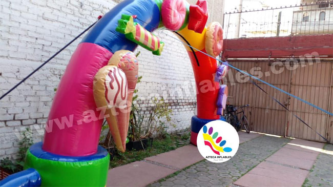 arco inflable caravana