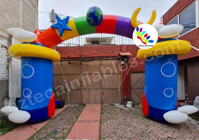 arco inflable espacial