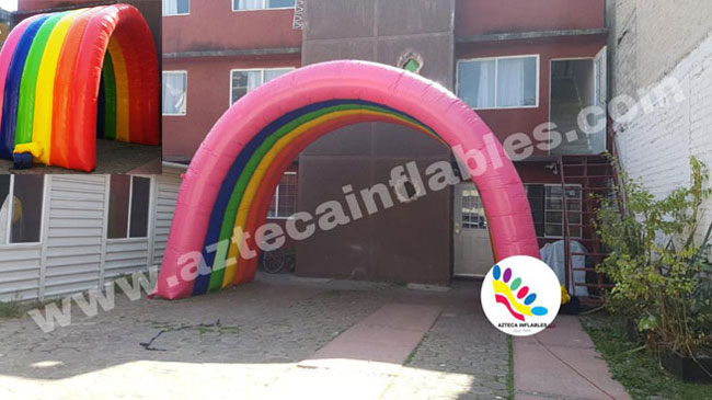 tunel inflable caravana