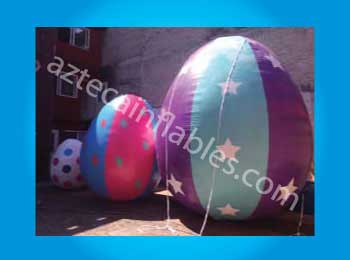 huevos de pascua inflables